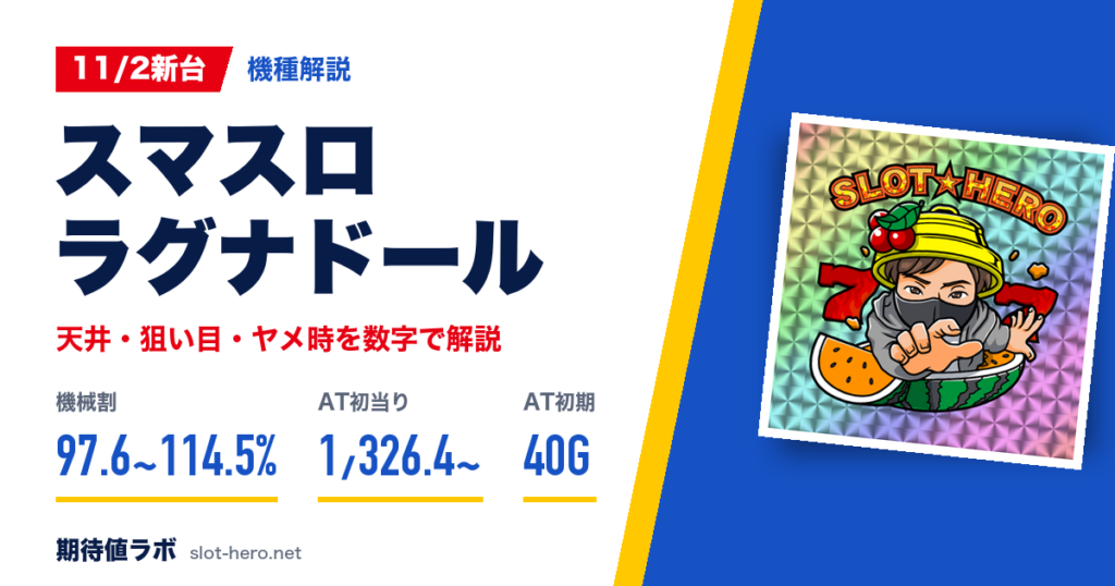 スマスロ ラグナドール 天井・スペック・ヤメ時